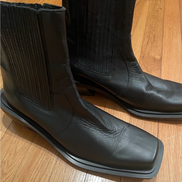 Alohas Ranch black western cowboy boots SZ 42/11 - Picture 9 of 15